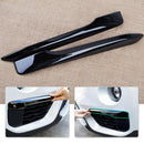 2 Black Chrome Plated Fog Light Lamp Trim Cover Eyebrow fit for BMW F48 X1 2017