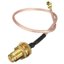 5.9"/15cm RG178 RP SMA to uFL/u.FL/IPX/IPEX RF Female Adapter Extension Cab I0H7