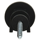 Strap Lock Straplocks Round Head for Electric Guitar Bass Black T3N2