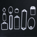 10 Pcs Labels Hollow Out Template DIY Cutting Dies Album Decor Paper hv2n