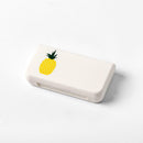 Portable 3 Grid Mini Pill Case Medicine Box Travel Tablet Holder (Pineapple