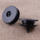 10 Sets Car Interior Carpet Clips Floor Mat Stay Retainer Screw Anti-skid Black