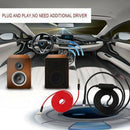 3.5mm Car Audio Aux Cable  E46 98-06 Input Interface Female Socket ABS