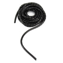 12mm Black spiral Wrapping Cable casing Cable Sleeves Winding pipe wrapping