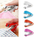 Mini Sewing Machine Portable Pocket Manual Stitch Fabric Tools Needlework M4V7