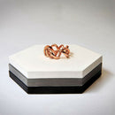 Geometric Design Concrete Coasters Molds Tea Cup Holder Molds Cement Coaste C9L4
