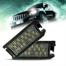 For Jeep Grand Cherokee Levante Fiat 500 "BRIGHT" LED Plate Lamps Lights W2S6