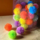 10x Colorful Balls Cat Toys Sm & Bulk Soft Plastic Ball Roll Quiet_Play