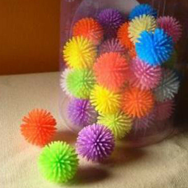 10x Colorful Balls Cat Toys Sm & Bulk Soft Plastic Ball Roll Quiet_Play