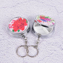 Pocket Portable Metal Pill Box Medicine Tablet Storage Case Vitamin Container BX