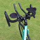 Lightweight Bike Aero Handlebars Road Racing Cycling Alloy TT Arm Rest Bars