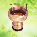 3/4 NiceGarden Brass Threaded Hose Tap Adaptor Water Pipe Connector Tube Fittin
