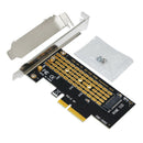5Pcs PCIE to NGFF/M.2 Adapter M.2 to Desktop PCIE X4 X8 X16 NVM express SSD Pci