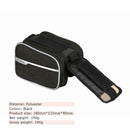 Bicycle Front Top Tube Frame Touch Screen Saddle Bag Phone Holder (Black)