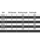 7pcs 300mm 12