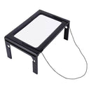 2.5X Reading Magnifying Glass LED Lights, Hands Free Magnifier with Stand &