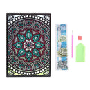 DIY Mandala Special Shaped Diamond Painting 50 Pages A5 Notebook Sketchbook