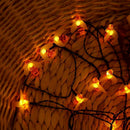 30 LED Solar String Honey Bee Shape Warm Light Garden Decoration Waterproof