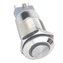 12V Waterproof Metal Indicator Ring Led Sprint Signal Soldering Feet 12mm