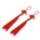 Qing Dynasty Red Chinese Knot Luck Coins Wealth Home Decor Ornament style 7