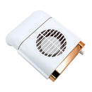 Car Fan Desktop Fan Summer Fan 3 Speeds ABS 1A for RV Car Vehicles White