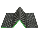 Outdoor Camping Mat Cushion Folding Portable Picnic Seat Pad (Green Black)