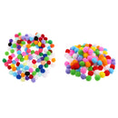 200Pieces Multicolor Wool Felted Soft Pompom Balls Jewelry DIY Creative