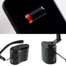 Portable Wind UP Hand Dynamo Crank USB PDA MP3 Cell Z7H5 Emergency Charges J4B4