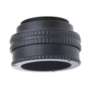 42mm to 42mm Focusing Helicoid Macro Tube Adapter 17mm - 31mm (Black)