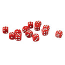 Set of 100 Acrylic D6 12mm Dice for RPG MTG Board Game Accessories Red&Green