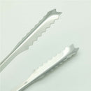 Stainless Steel Barbecue BBQ Clip Bread Food Ice Clamp Tong Tool Bar Kitchen  Z