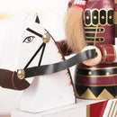 Soldier Nutcracker Rocking Horse Collectible Wooden Christmas Nutcracker,