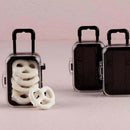 12pcs/Lot Travel Luggage Design Plastic Candy Box Mini Suitcase Box Box Wed Z9O5