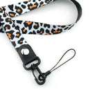 1pcs New Leopard Phone Neck Straps Lanyard For Keys Cheetah ID CaSE