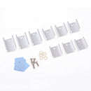 TO-220 Transistors Aluminum Heat Sink Cooling Circuit Board with Storage Box