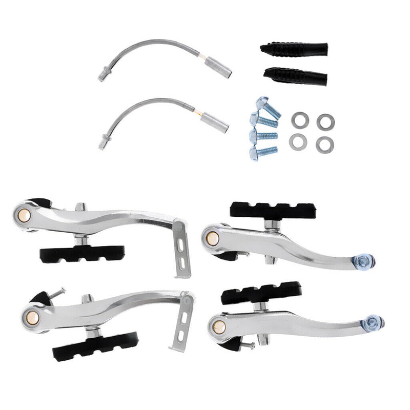 1 Set Bike V Brake Kit Mountain Bicycle V-Brake Bicycle Parts Accessories