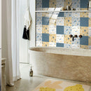 10pcs Ceramic Tile Stickers Set Decorative Wall Decals for Kitchen (TS261) A