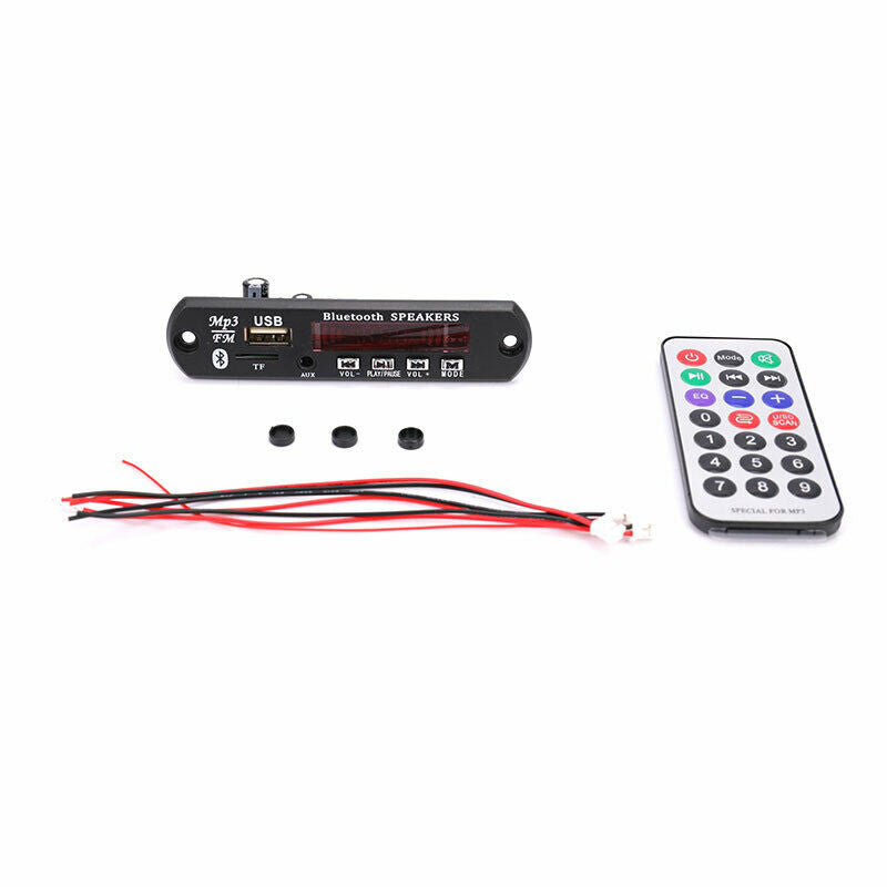 12V Bluetooth MP3 Decoding Board Module Wireless Remote Decoding Board MoSEAU