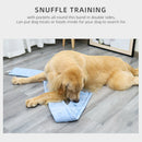 Dog Training Sniffing Mat Pet Puzzle Relieve Stress Toys Snuffle Pad (Blue)