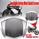 Motorcycle Headlight Fairing Transparent Brown Windshield for Yamaha Ybr 12