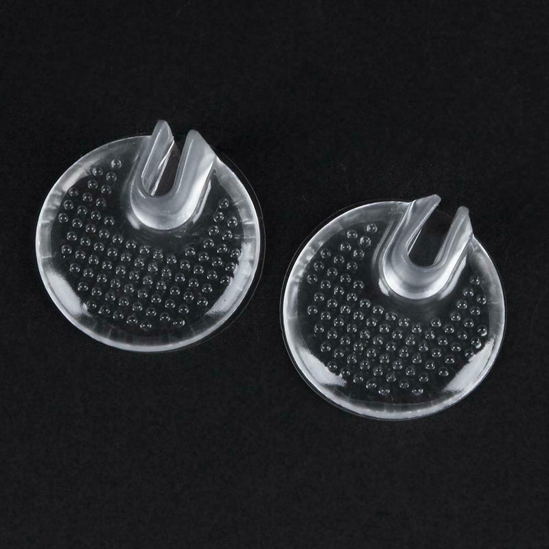 1pair Mini Invisible Silicone Anti-Flip Insoles Pads Foot Massage Foot Care A