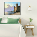 Painting By Numbers Kit DIY Boat Lighthouse Canvas Oil Art Picture Craft