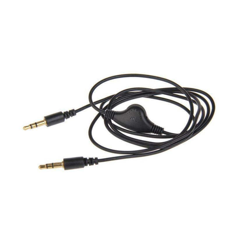 3.5mm Male to Male Audio Adapter Cable Connector Line + Voice Adjustment