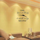 1X time spent with family is worth every second art wall stickers home decals JR