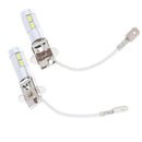 2X H3 50W 6000K High Power Car LED Bulbs Whit OZ