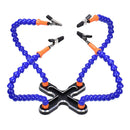 Soldering Helping Hands, 4 PCB Pillars Circuit Board Holder w/ Flexible Arms &