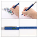 Multifunction Touch Screen Stylus Pen with Spirit Level Ruler Screwdriver ( D9P5