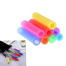 8pcs/set Silicone Tips Cover Food Grade Cover for 6mm Stainless Steel Straws B3C