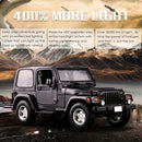 7 Inch Round Led Headlights Lamp With Drl For Jeep Wrangler JK JKU TJ CJ LJ
