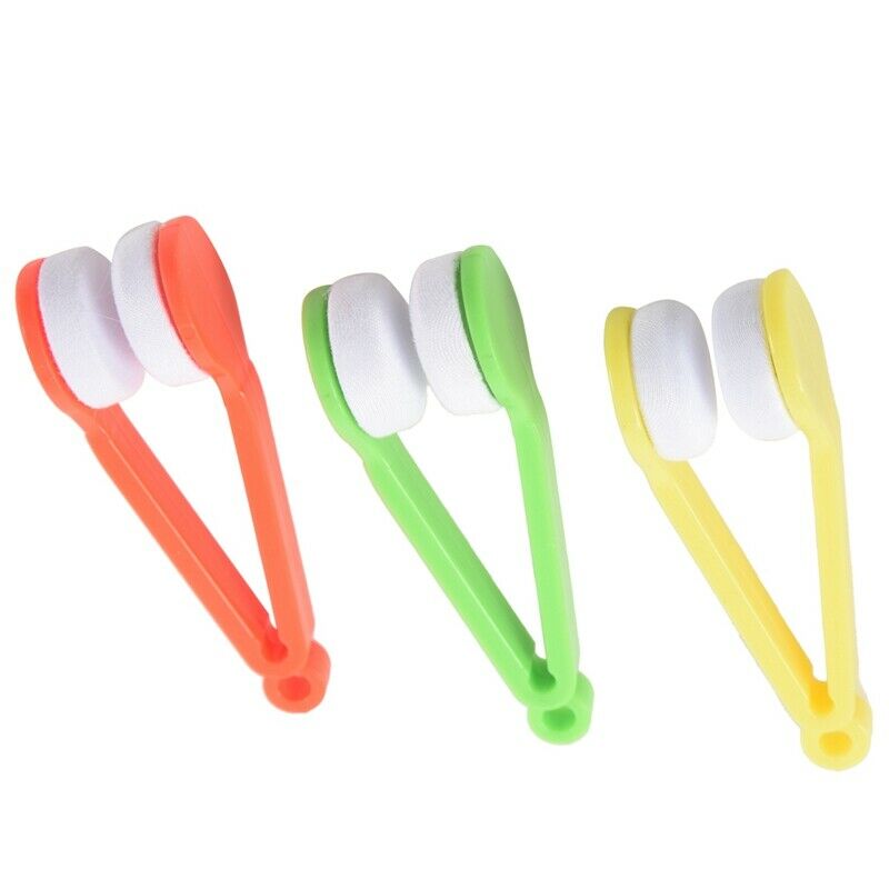 5 Pieces Mini Sun Glasses Eyeglass minifiber Spectacles Cleaner Soft Brush  I6Z7